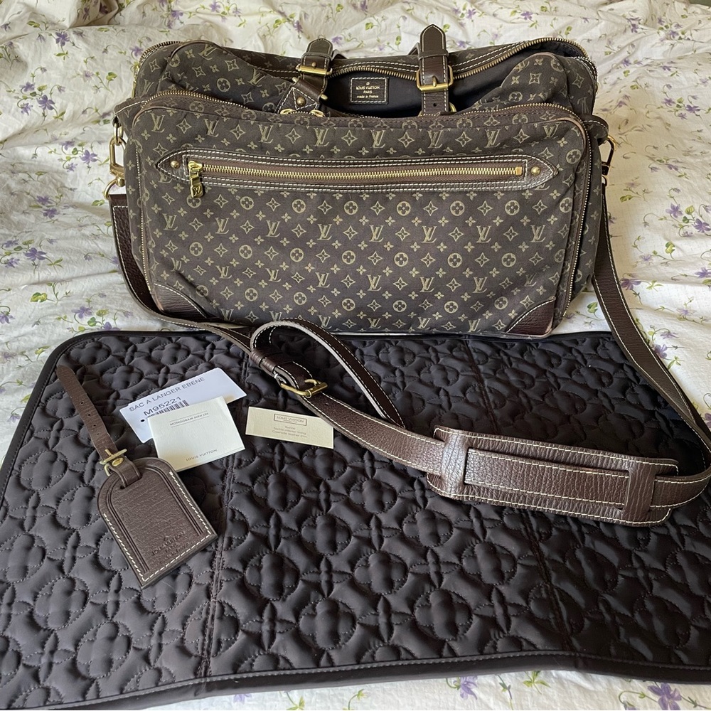 Louis Vuitton Authentic Vintage Mini Lin Sac Arange Diaper Bag. Pre Owned